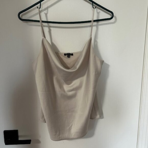 Satin Scoop Neck Blouse - Picture 1 of 3